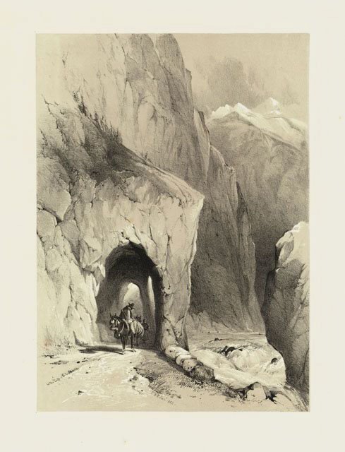 In the pass of St. Gothard