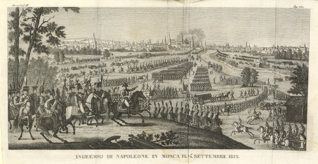 Ingresso di Napoleone in Mosca il 14 settembre 1812