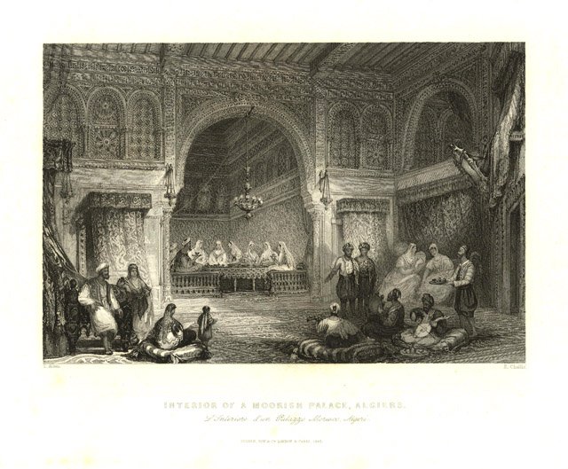 Interior of a moorish palace, Algeris | Immagine principale