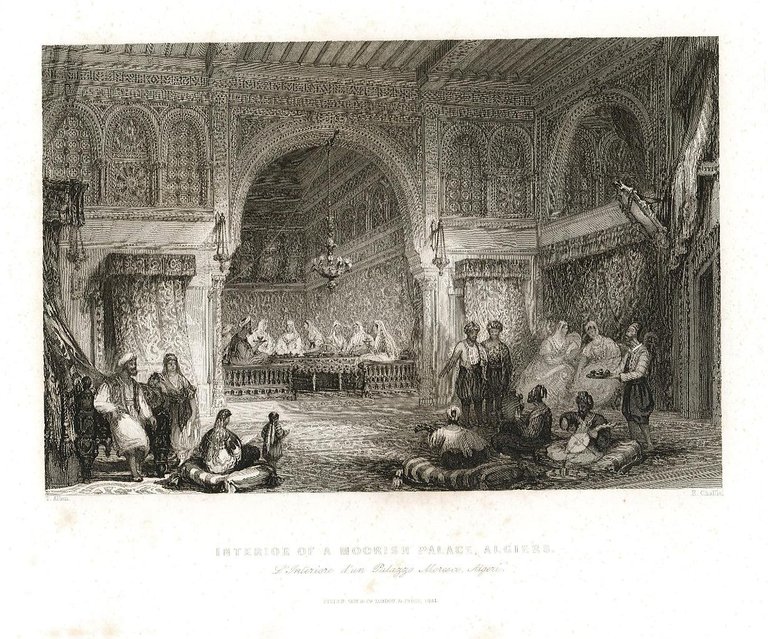 Interior of a moorish palace, Algeris | Immagine Gallery 2