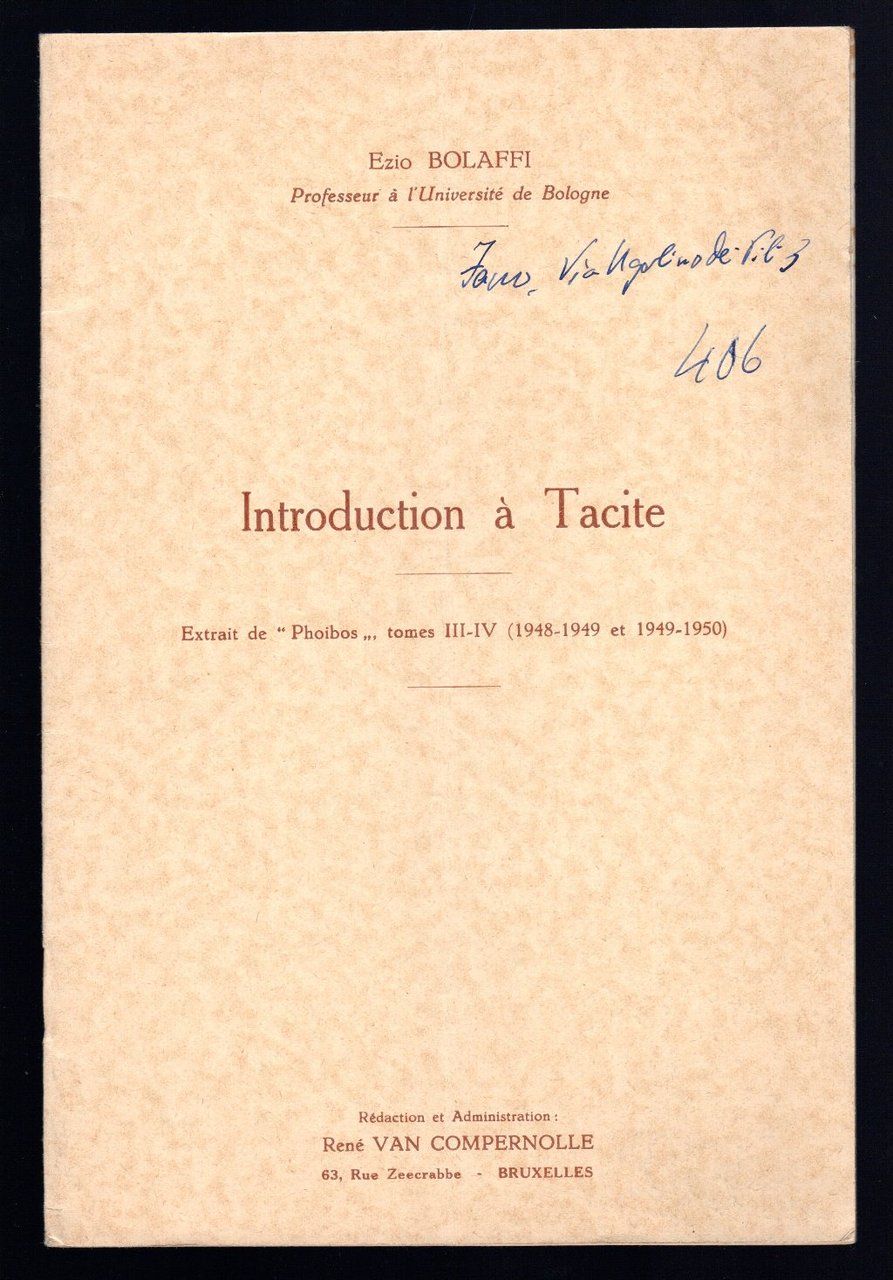 Introduction à Tacite | Immagine principale