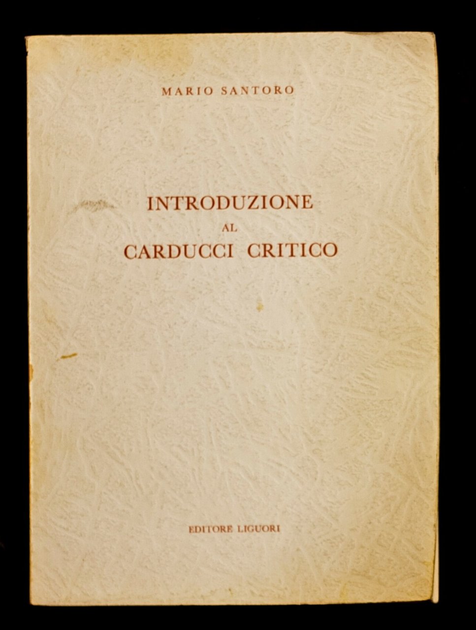 Introduzione al Carducci critico