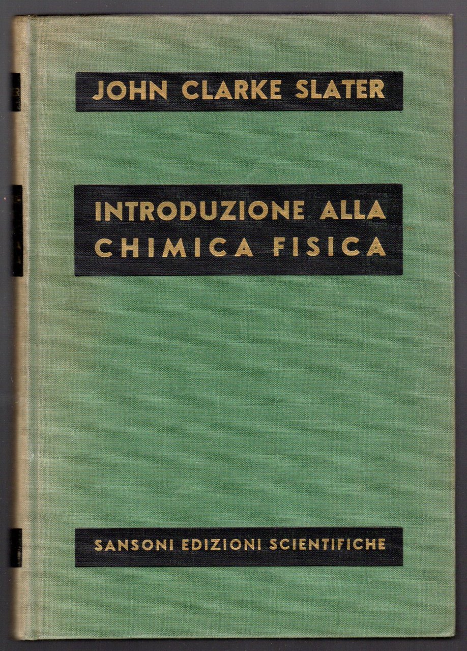 Introduzione alla chimica fisica
