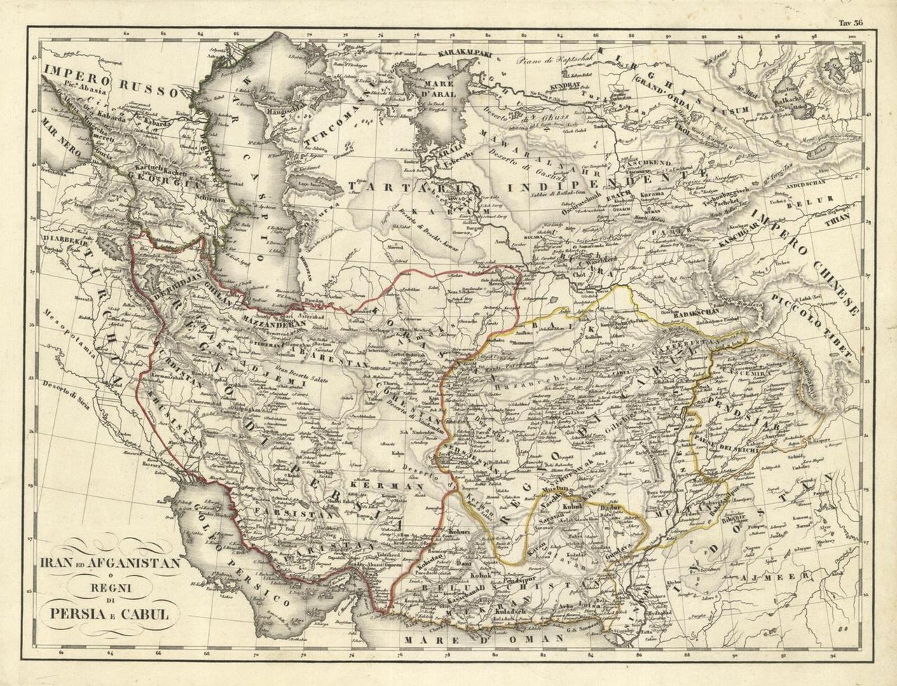 Iran ed Afganistan o li Regni di Persia e Cabul