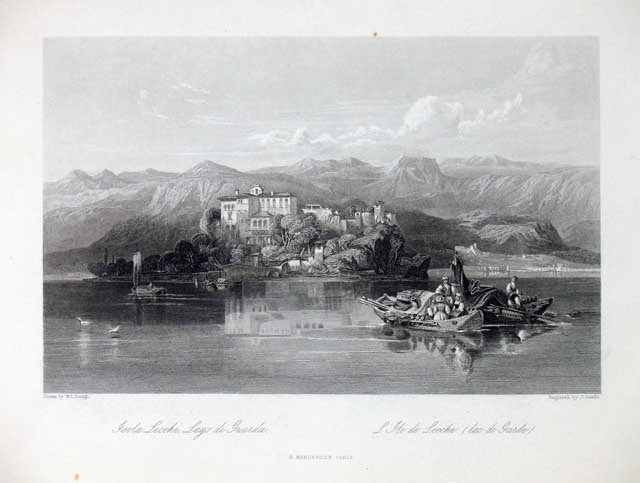 Isola Lecchi, Lago di Garda - L'Ile de Lecchi (Lac …