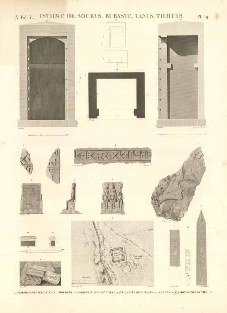Isthme de Soueys. Bubaste. Tanis. Thmuis - Fragments perspolitains - …