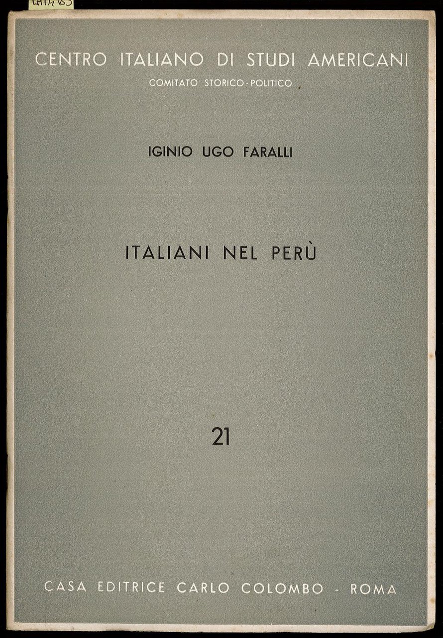 Italiani nel Perù