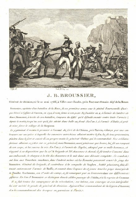 J.B. Broussier Gènèral de division, né le 10 mai 1766, …