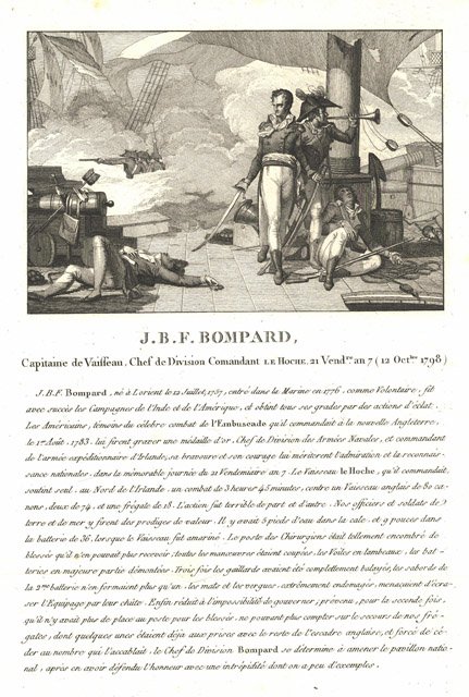 J.B.F. Bompard Capitaine deVaisseau, Chef de Division Comandant Le Hoche. …