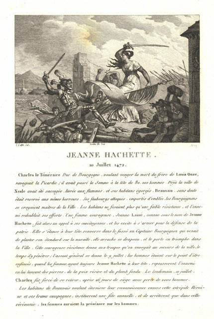 Jeanne Hachette 10 Juillet 1472