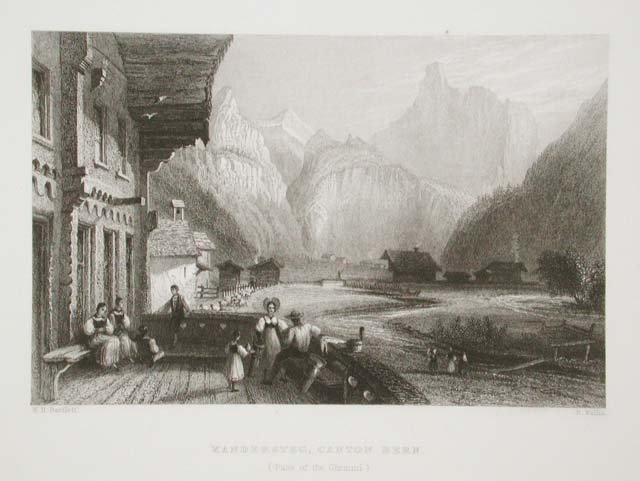 Kandersteg, Canton Bern./ (Pass of the Ghemmi)