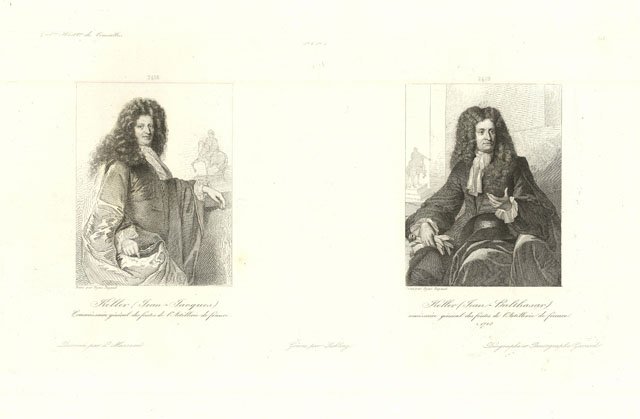 Keller (Jean-Jacques) commissaire general des fontes . - Keller (Jean-Balihasar) …