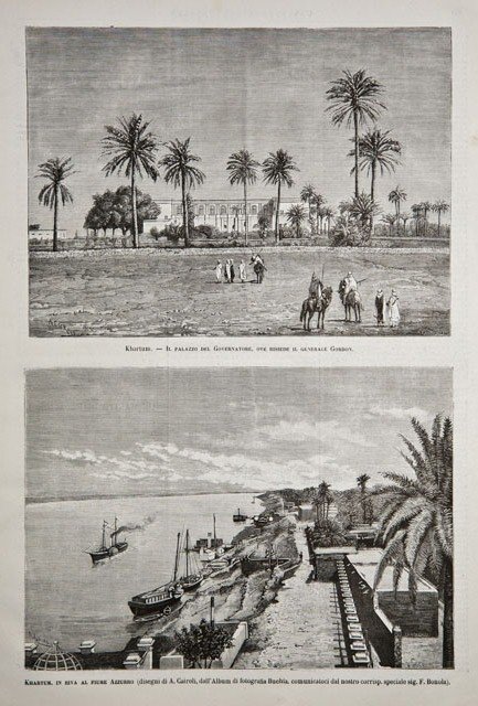 Khartum / Il palazzo del Governatore, ove risiede il generale …