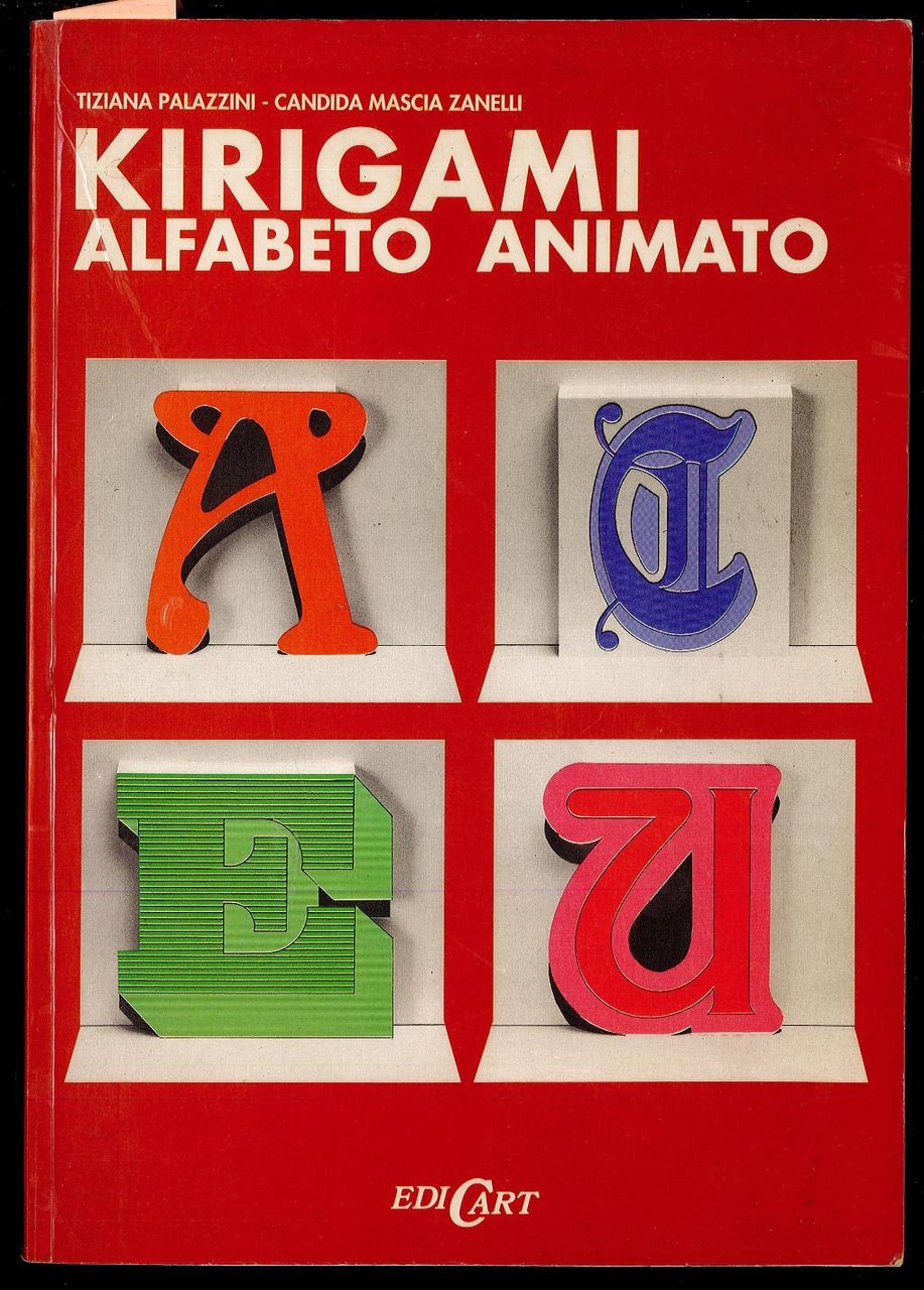 Kirigami alfabeto animato