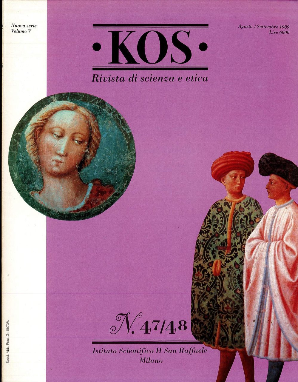 Kos Rivista di scienza e etica 47/48 1989 | Immagine principale
