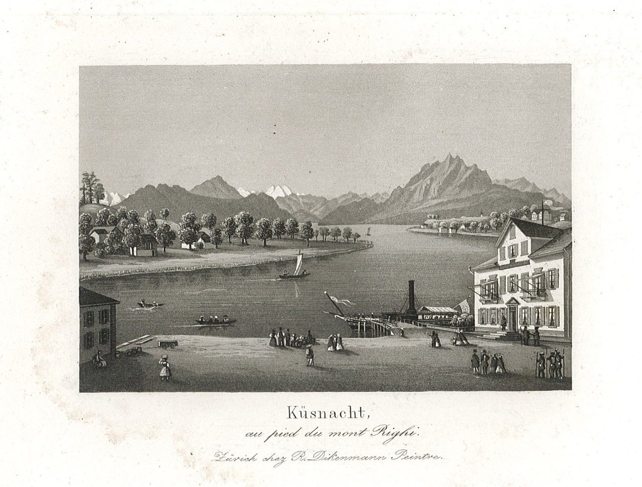 Küsnacht au pied du mont Righi