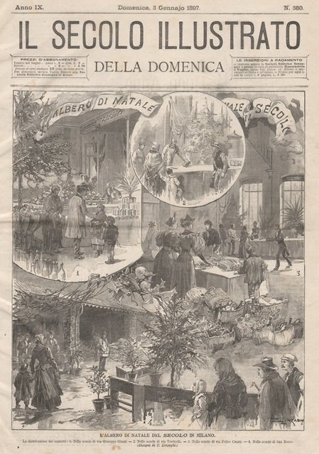 L’albero di Natale del Secolo in Milano