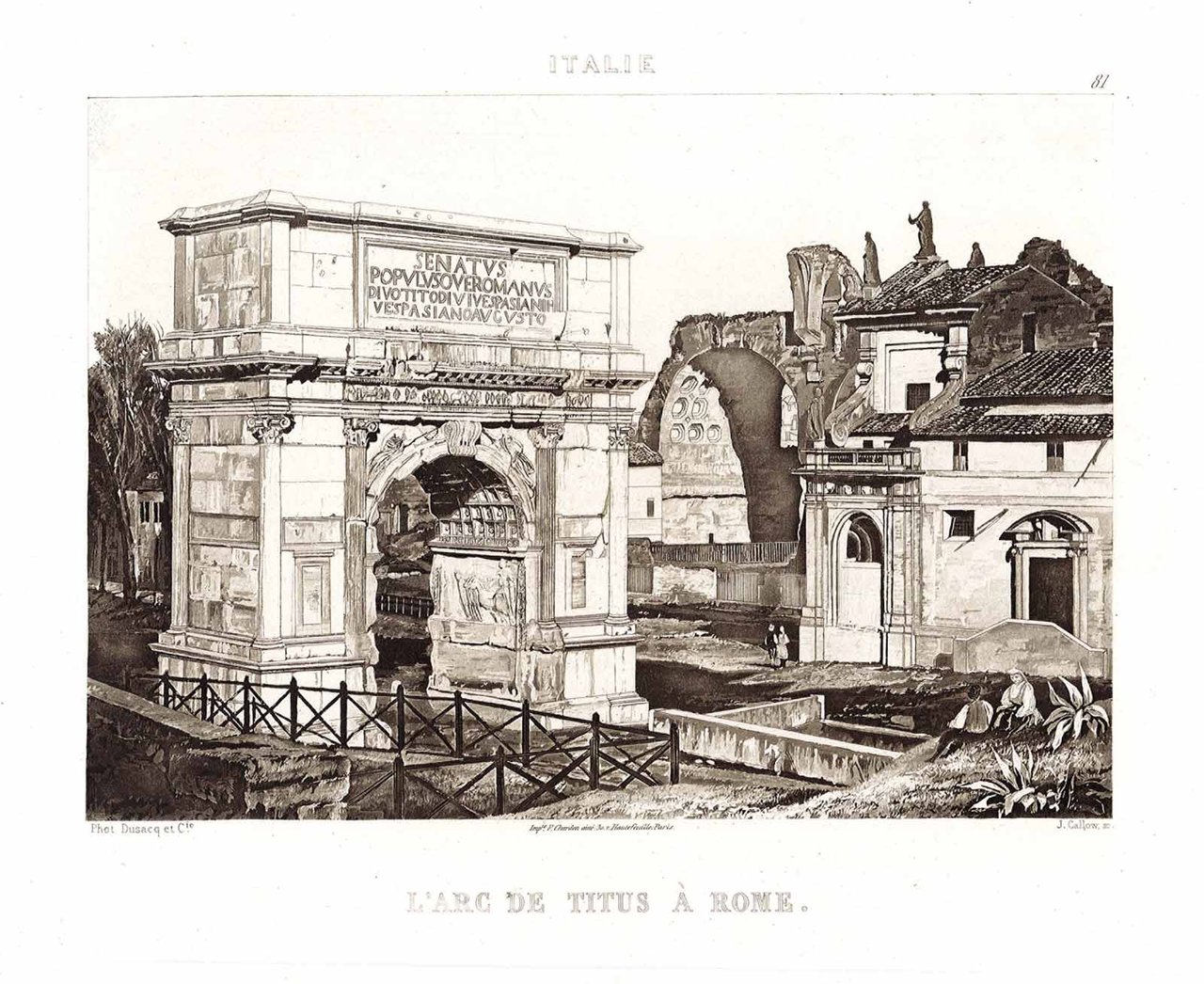 L'arc de Titus, à Rome