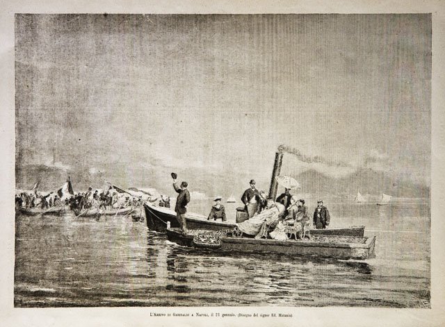 L’Arrivo di Garibaldi a Napoli, il 21 gennaio