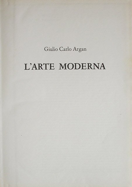 L’Arte Moderna
