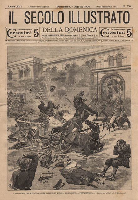 L'assassinio del ministro degli Interni in Russia, De Plehwe, a …