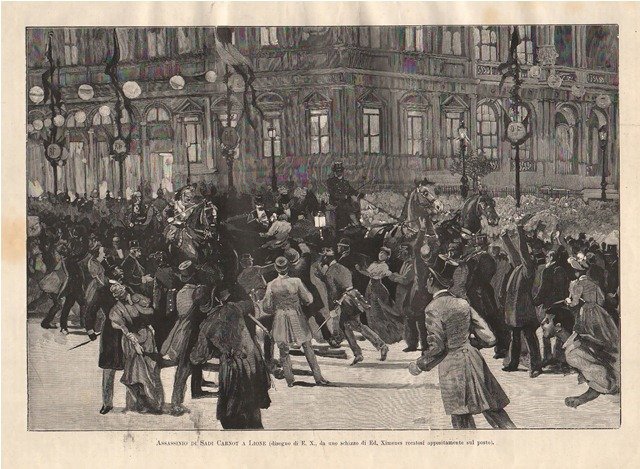 L'Assassinio di Sadi Carnot a Lione
