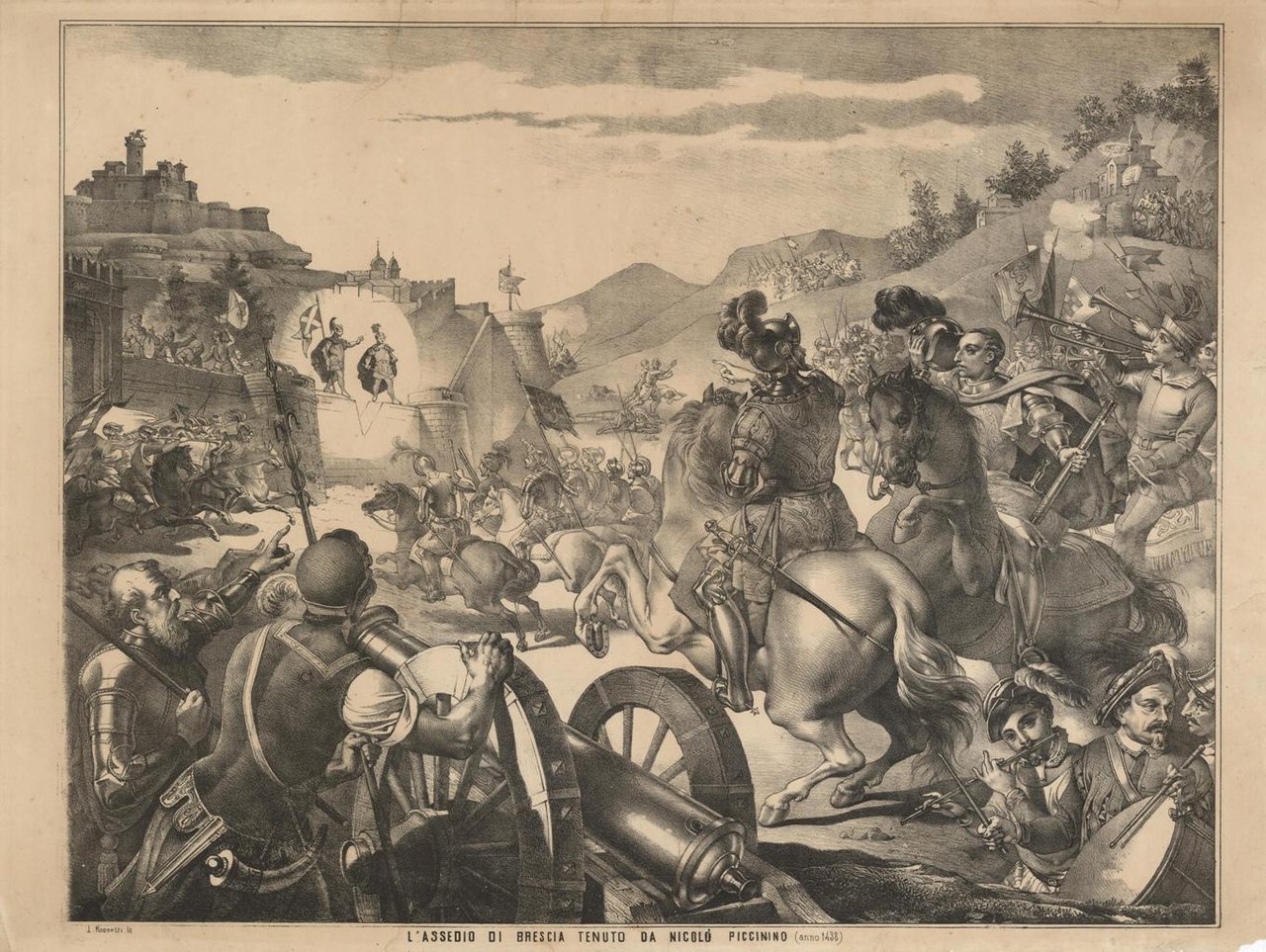 L'assedio di Brescia tenuto da Nicolò Piccinino (anno 1438)