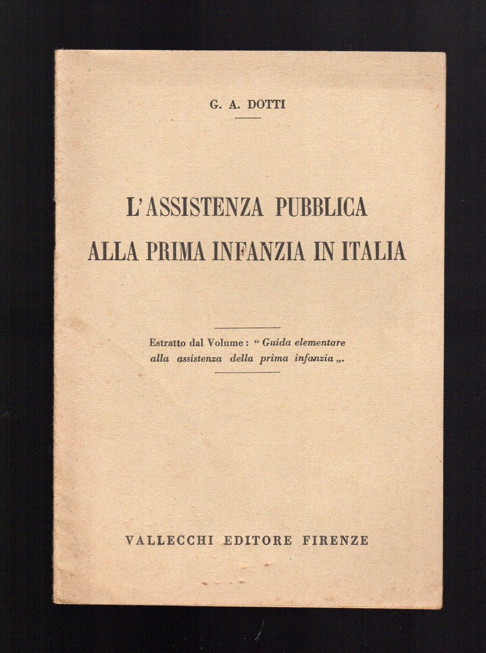 L'assistenza pubblica alla prima infanzia in Italia