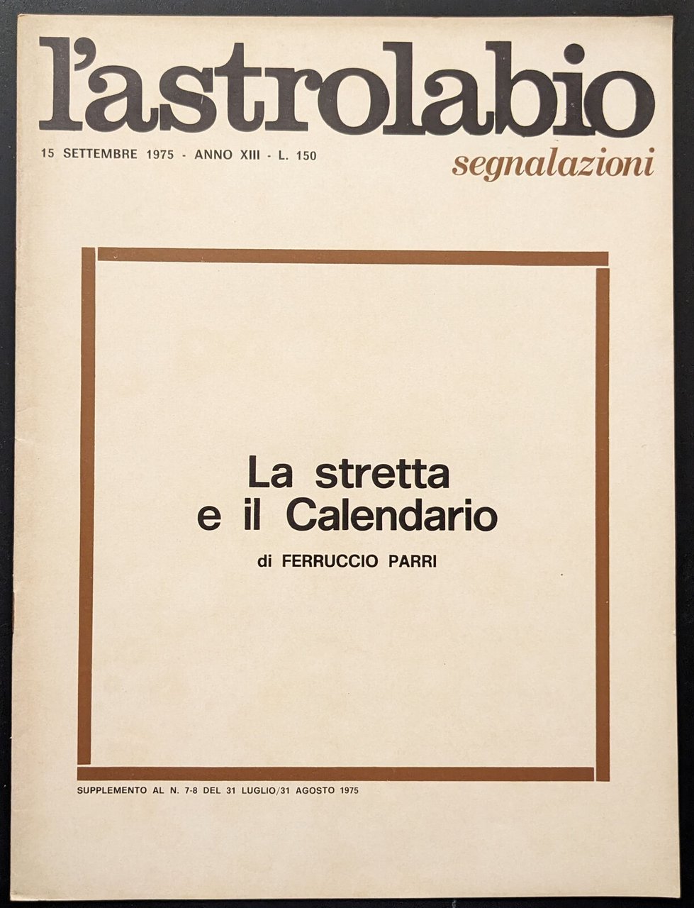 L'astrolabio | Immagine principale