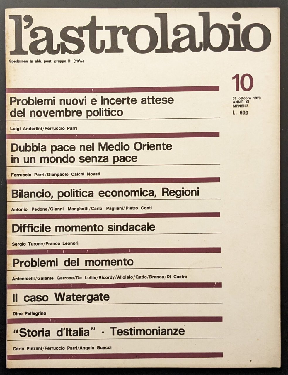 L'astrolabio 10 | Immagine principale