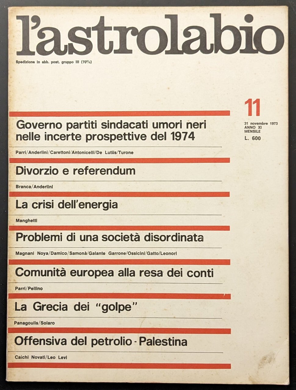 L'astrolabio 11 | Immagine principale