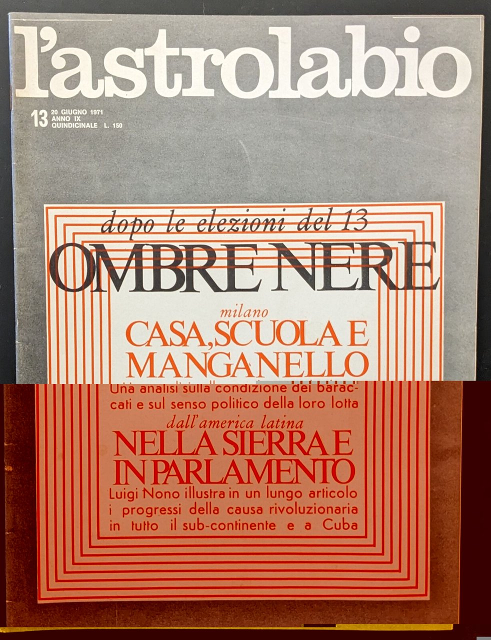 L'astrolabio 13 | Immagine principale