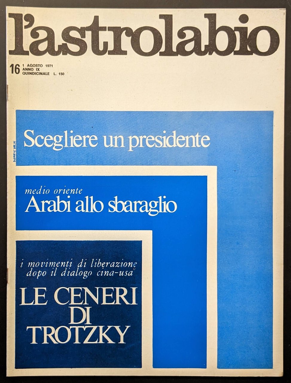 L'astrolabio 16 | Immagine principale