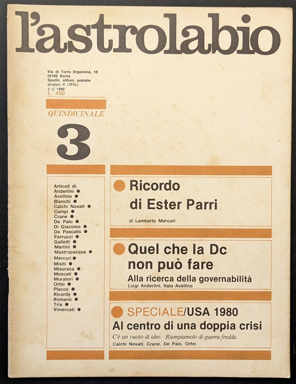 L'astrolabio 3 | Immagine principale