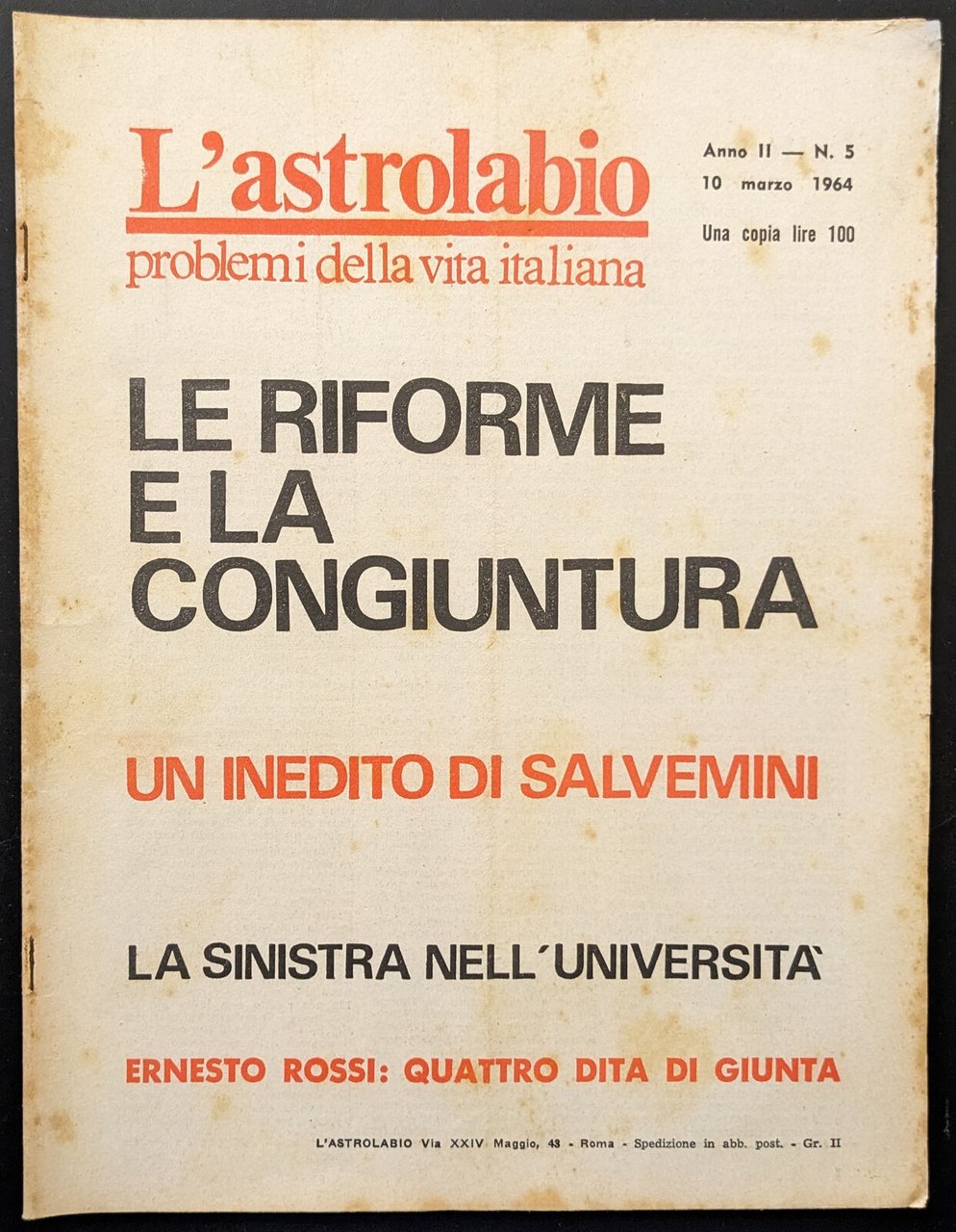 L'astrolabio 5 | Immagine principale