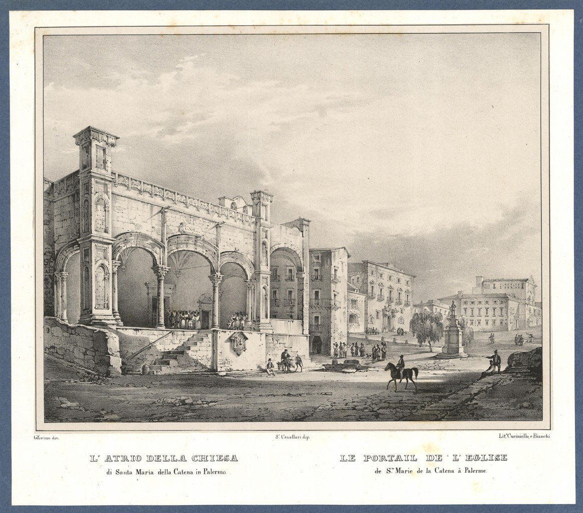 L'atrio della Chiesa di Santa Maria della Catena in Palermo … | Immagine principale