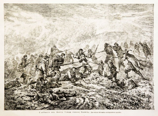 L’attacco del Monte Verde presso Plewna