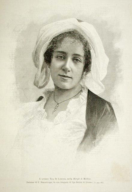L'attrice Tina Di Lorenzo, nella Margot di Meilhac