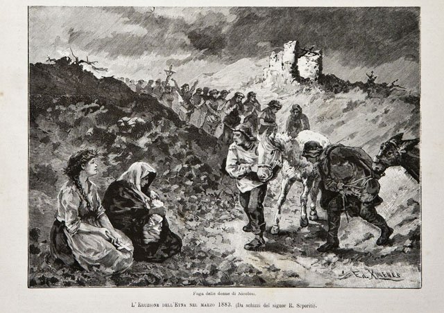 L'Eruzione dell’Etna nel marzo 1883