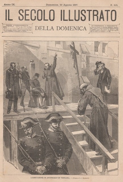 L’esecuzione di Angiolillo in Vergara