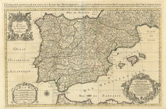 L'Espagne distingueé en tous ses Royaumes, Principautes .