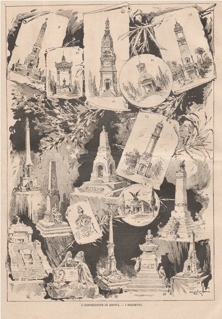 L’Esposizione di Arona - I bozzetti