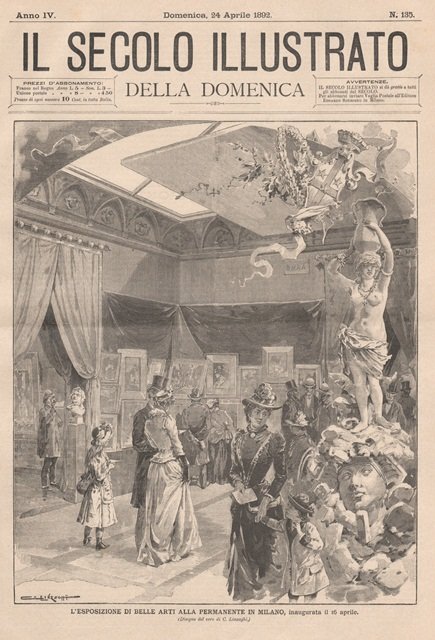 L’Esposizione di Belle Arti alla Permanente in Milano, inaugurata il …