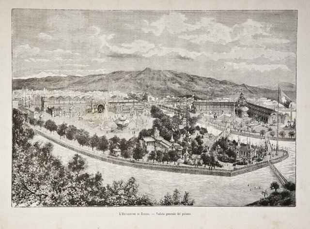 L'Esposizione di Zurigo / Veduta generale del palazzo