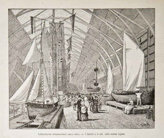 L’Esposizione internazionale della pesca / I battelli e le reti …