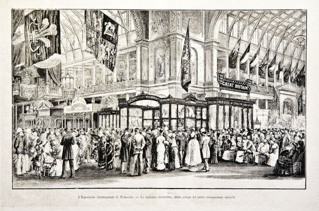 L'Esposizione internazionale di Melbourne / La galleria britannica