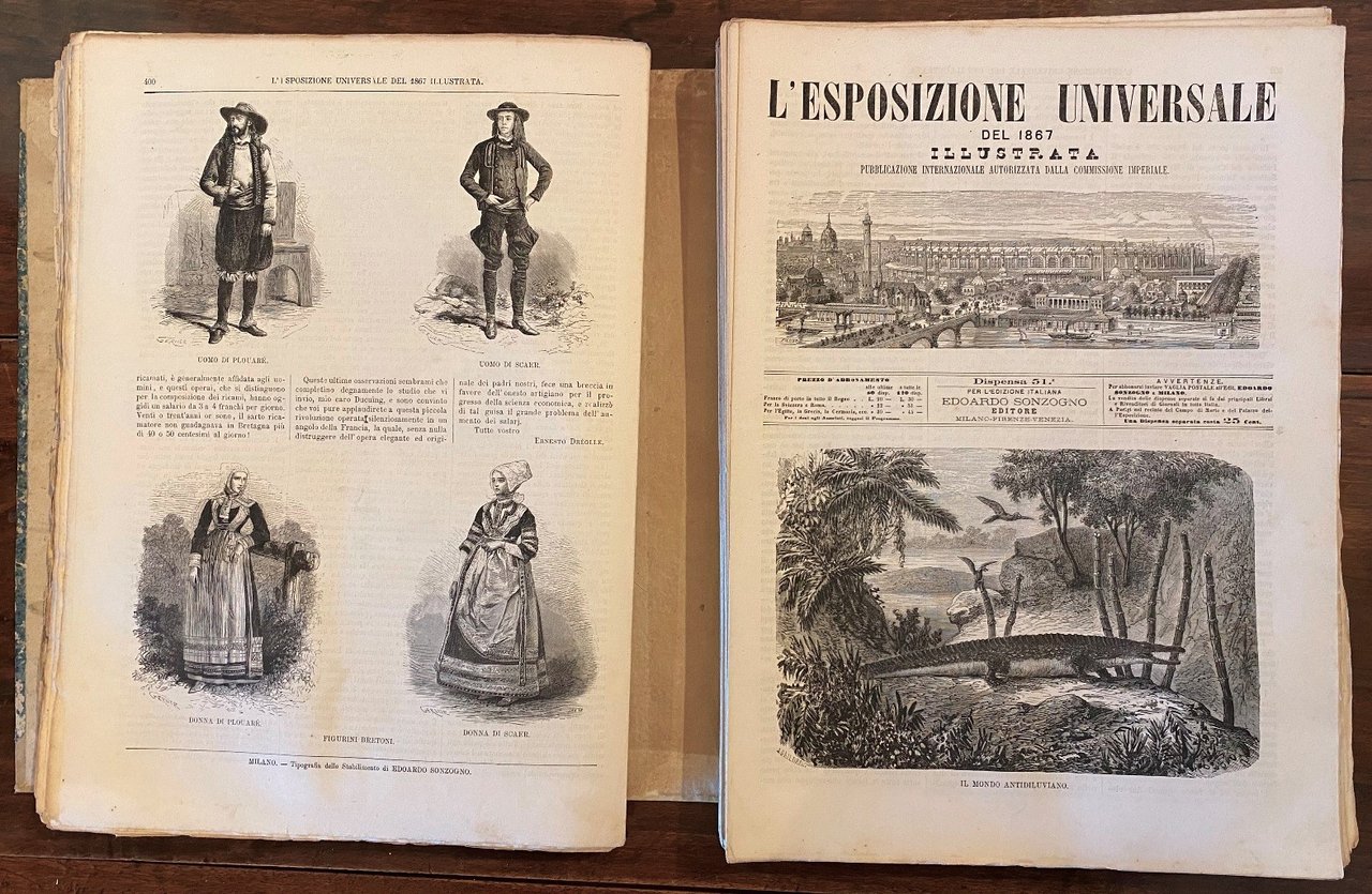L'ESPOSIZIONE UNIVERSALE DEL 1867 ILLUSTRATA. PUBBLICAZIONE INTERNAZIONALE AUTORIZZATA DALLA COMMISSIONE …