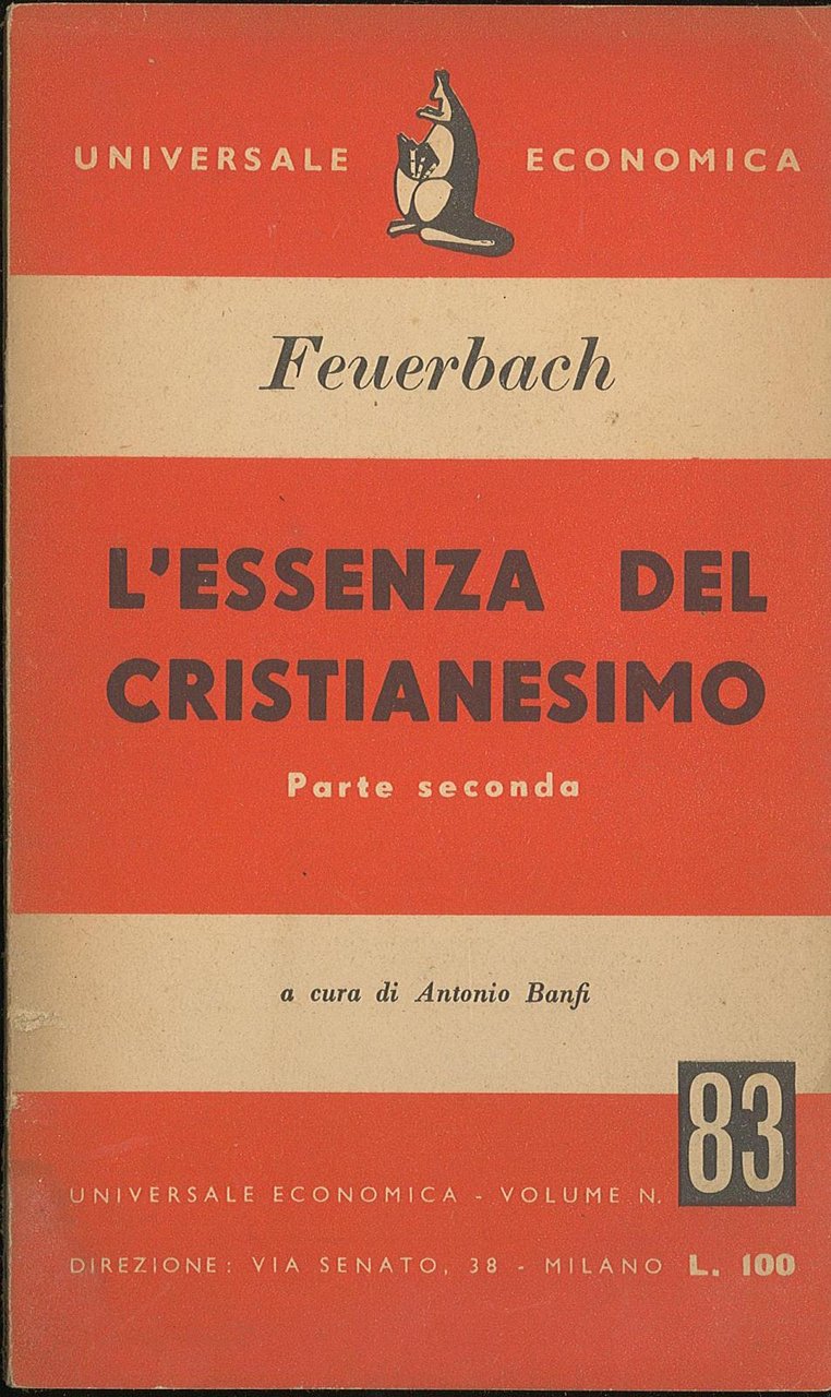 L'essenza del cristianesimo parte seconda