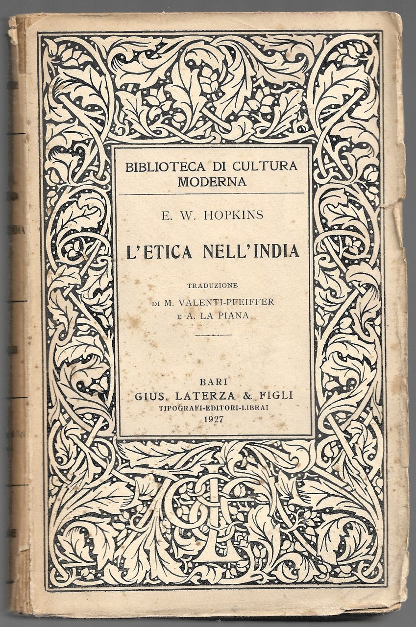 L’etica nell’India