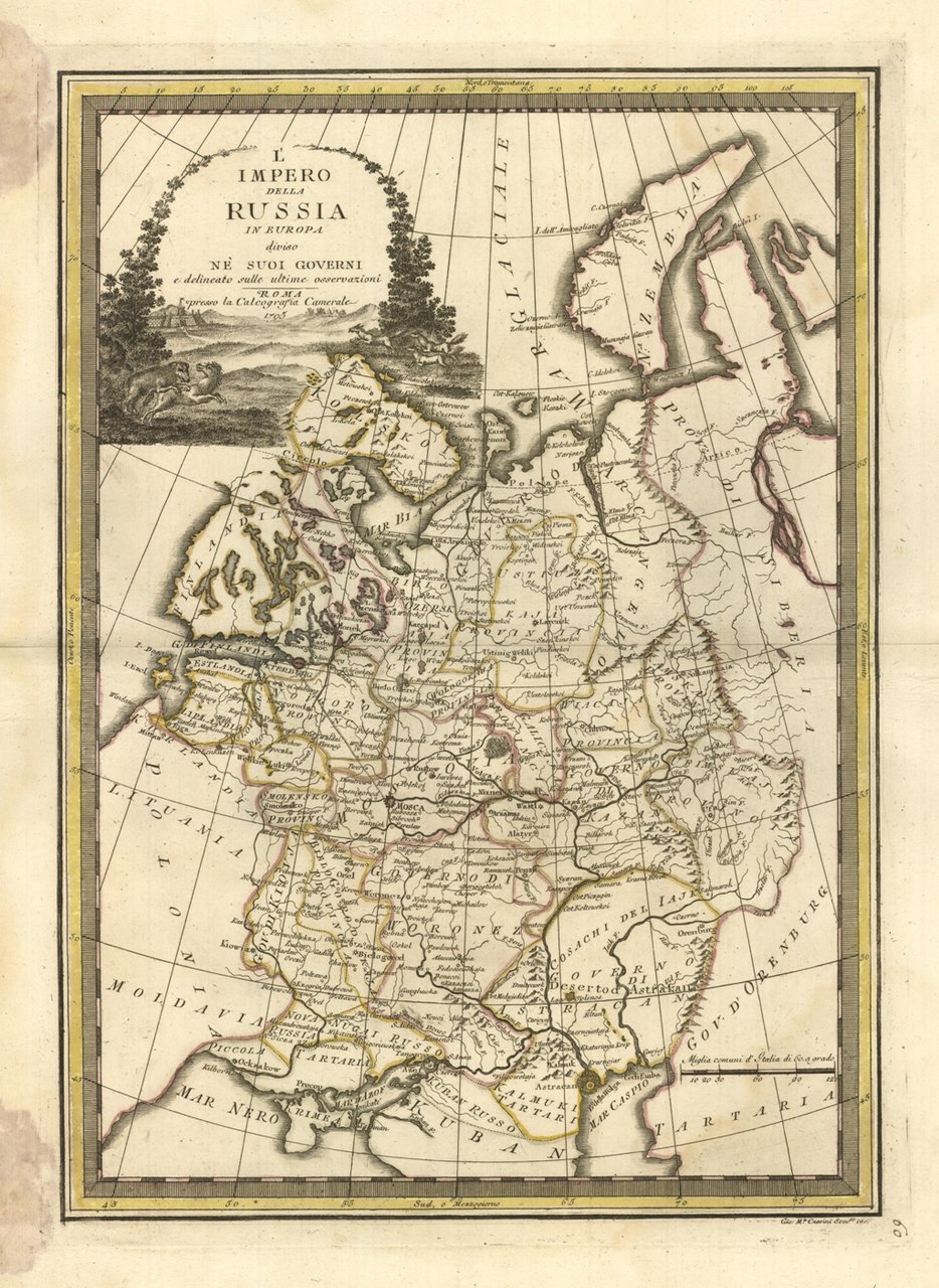 L'Impero della Russia in Europa diviso ne' suoi governi e …